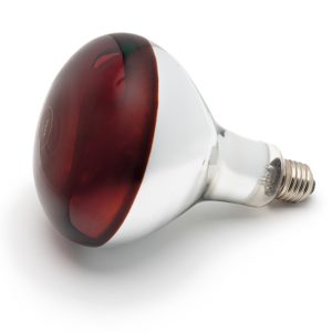 Curalux 120V 250W Infrared Red Reflector Lamp – R125 with ES Screw Cap