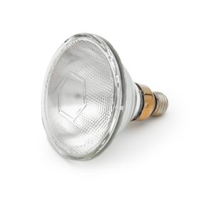 Curalux Infrared Par 38 Clear Bulb – 240 V 100 W Infrared Heat Lamp (Clear)